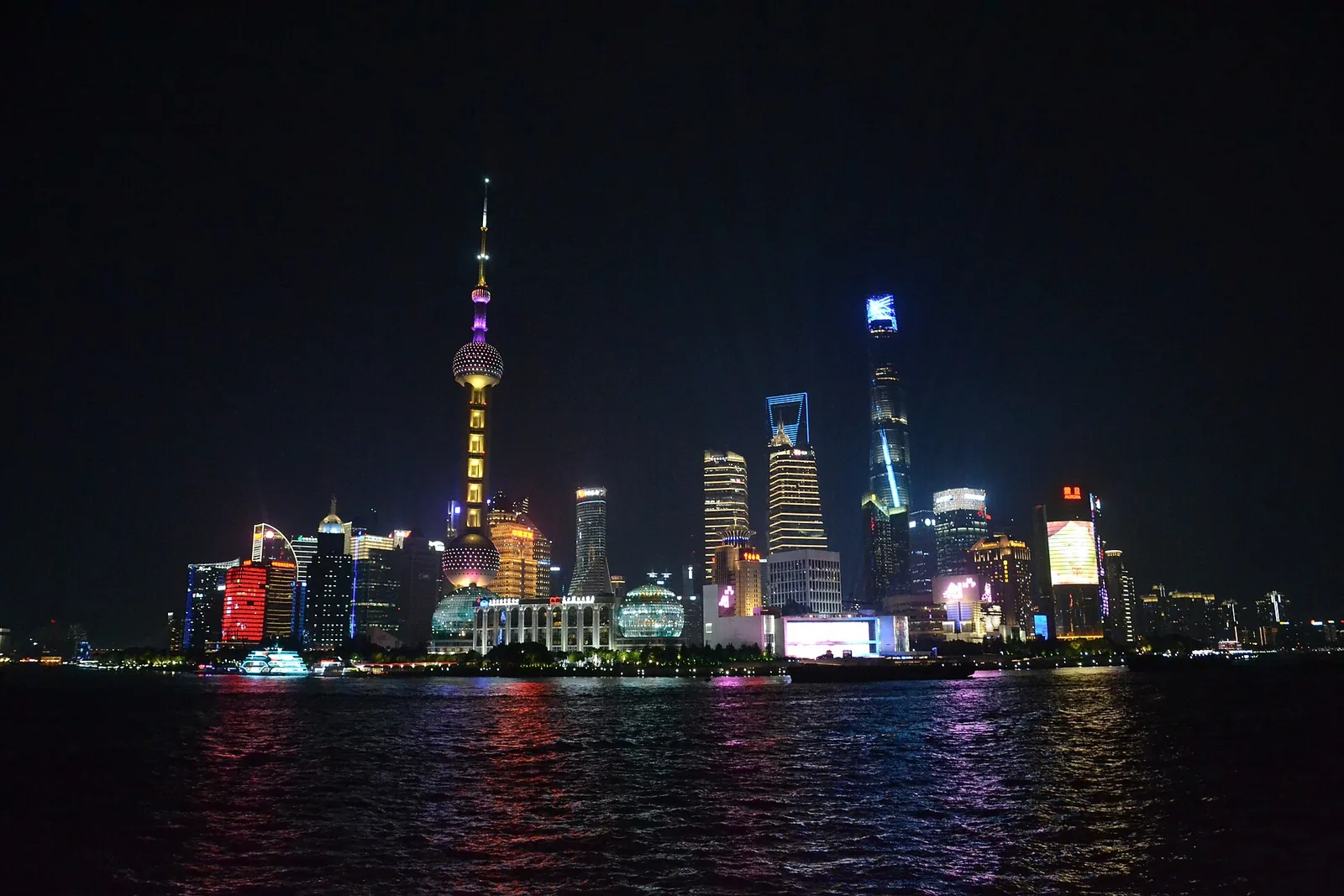 Shanghai skyline across the Huangpu River